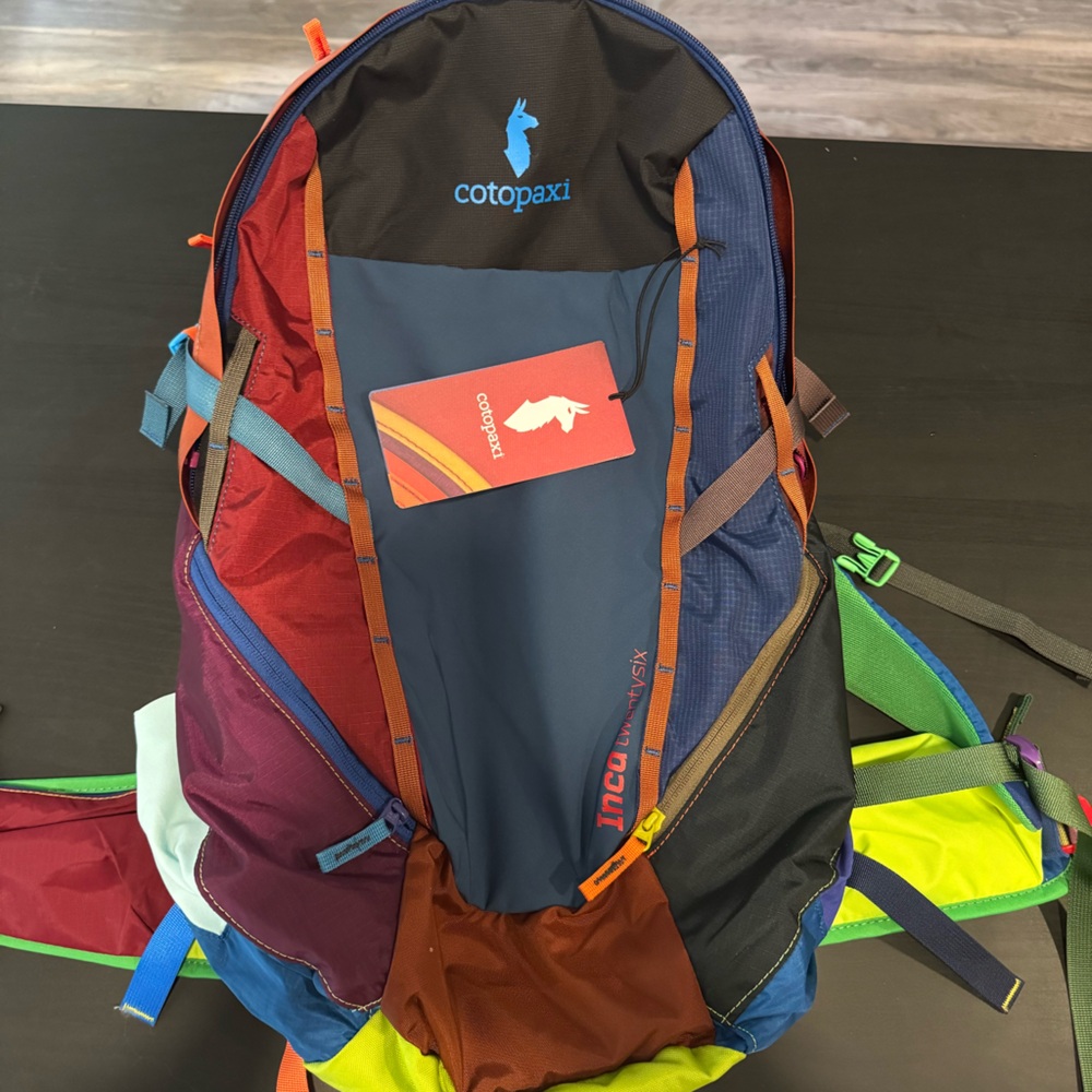Cotopaxi camping book bag backpack 26L